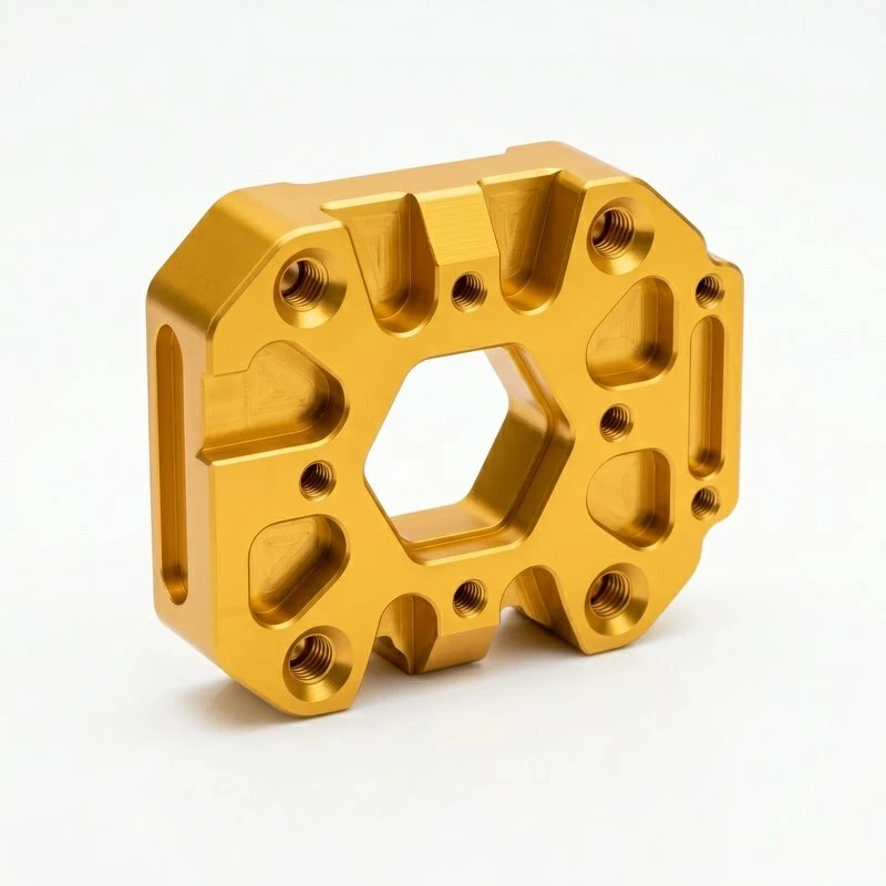 Alluminio anodizzato oro
